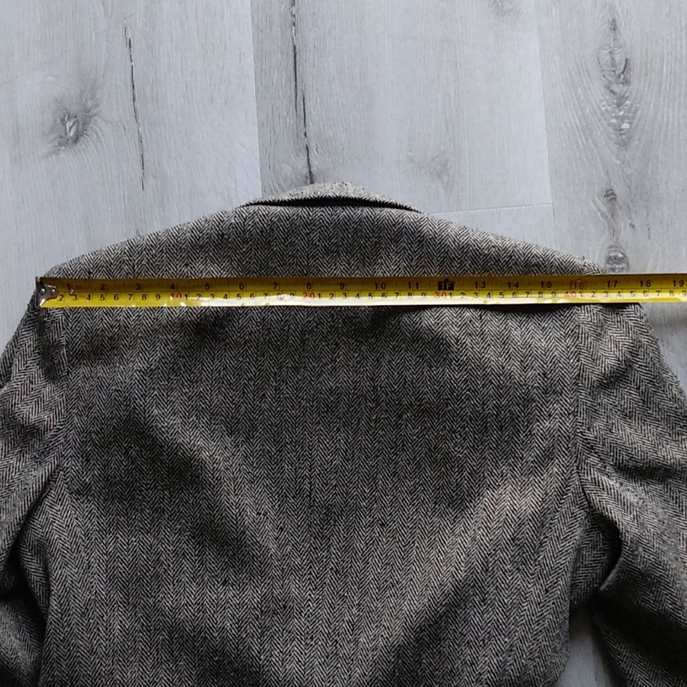 Ralph Lauren Jacket blazer 100% Silk Herringbone - Picture 13 of 13
